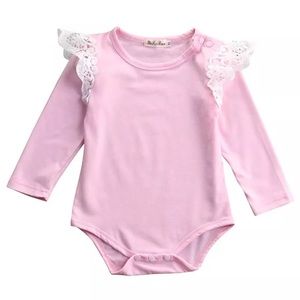 Baby girl Romper Princess Lovely Wing - PINK